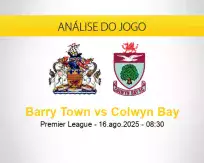 Prognóstico Barry Town Colwyn Bay (16 agosto 2025)