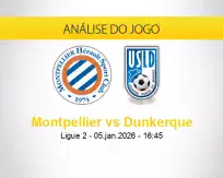 Prognóstico Montpellier Dunkerque (05 janeiro 2026)