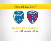 Prognóstico Troyes Clermont (07 março 2026)
