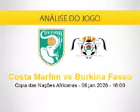 Prognóstico Costa Marfim Burkina Fasso (06 janeiro 2026)