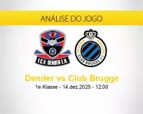 Prognóstico Dender Club Brugge (14 dezembro 2025)