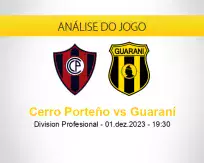 Prognóstico Cerro Porteño Guaraní (01 dezembro 2023)
