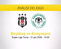 Prognóstico Beşiktaş Konyaspor (31 janeiro 2026)