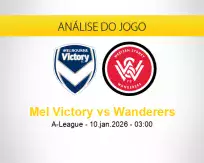 Prognóstico Mel Victory Wanderers (10 janeiro 2026)