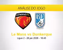 Prognóstico Le Mans Dunkerque (26 janeiro 2026)