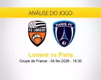 Prognóstico Lorient Paris (04 fevereiro 2026)