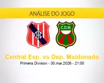 Prognóstico Central Esp. Dep. Maldonado (30 março 2026)