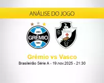 Prognóstico Grêmio Vasco (19 novembro 2025)