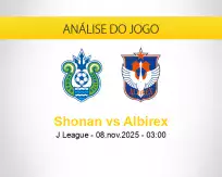 Prognóstico Shonan Albirex (08 novembro 2025)