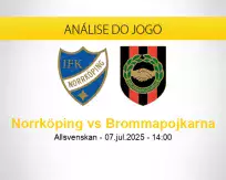 Prognóstico Norrköping Brommapojkarna (07 julho 2025)