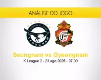 Prognóstico Seongnam Gyeongnam (23 agosto 2025)