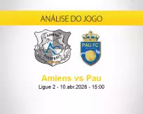 Prognóstico Amiens Pau (10 abril 2026)