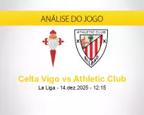 Prognóstico Celta Vigo Athletic Club (14 dezembro 2025)