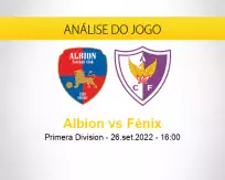 Prognóstico Albion Fénix (26 setembro 2022)