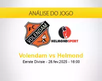 Prognóstico Volendam Helmond (28 fevereiro 2025)