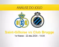 Prognóstico Saint-Gilloise Club Brugge (22 dezembro 2024)