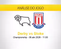 Prognóstico Derby Stoke (06 abril 2026)