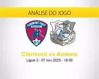 Prognóstico Clermont Amiens (07 novembro 2025)