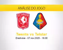 Prognóstico Twente Telstar (07 novembro 2025)