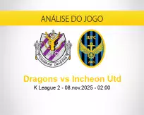 Prognóstico Dragons Incheon Utd (08 novembro 2025)