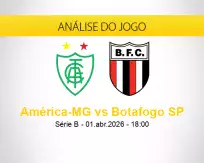 Prognóstico América-MG Botafogo SP (01 abril 2026)