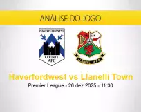 Prognóstico Haverfordwest Llanelli Town (26 dezembro 2025)