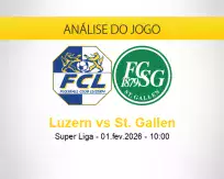 Prognóstico Luzern St. Gallen (01 fevereiro 2026)