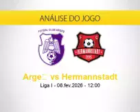 Prognóstico Argeș Hermannstadt (06 fevereiro 2026)