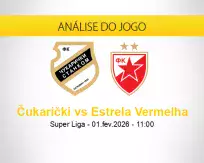 Prognóstico Čukarički Estrela Vermelha (01 fevereiro 2026)