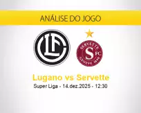 Prognóstico Lugano Servette (14 dezembro 2025)