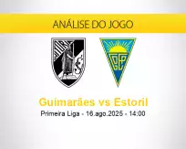 Prognóstico Guimarães Estoril (16 agosto 2025)