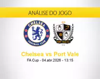 Prognóstico Chelsea Port Vale (04 abril 2026)