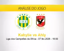 Prognóstico Kabylie Ahly (07 fevereiro 2026)