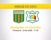 Prognóstico Envigado Quindío (24 fevereiro 2026)