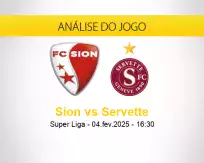 Prognóstico Sion Servette (04 fevereiro 2025)