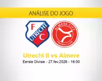 Prognóstico Utrecht II Almere (27 fevereiro 2026)