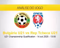 Prognóstico Bulgária U21 Rep Tcheca U21 (14 outubro 2025)