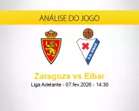 Prognóstico Zaragoza Eibar (07 fevereiro 2026)