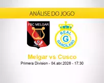 Prognóstico Melgar Cusco (04 abril 2026)