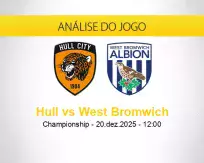 Prognóstico Hull West Bromwich (20 dezembro 2025)