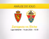 Prognóstico Zaragoza Elche (14 abril 2024)