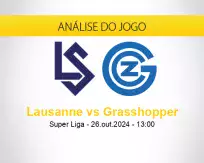 Prognóstico Lausanne Grasshopper (26 outubro 2024)