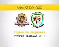 Prognóstico Tigres Jaguares (15 agosto 2025)
