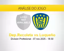 Prognóstico Dep.Recoleta Luqueño (07 novembro 2025)
