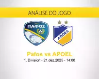 Prognóstico Pafos APOEL (21 dezembro 2025)