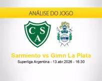 Prognóstico Sarmiento Gimn La Plata (13 abril 2026)