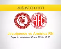 Prognóstico Jacuipense América RN (30 março 2026)