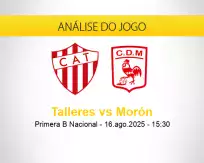 Prognóstico Talleres Morón (16 agosto 2025)