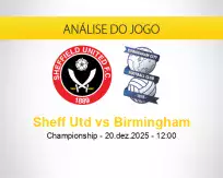 Prognóstico Sheff Utd Birmingham (20 dezembro 2025)