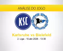 Prognóstico Karlsruhe Bielefeld (10 abril 2026)